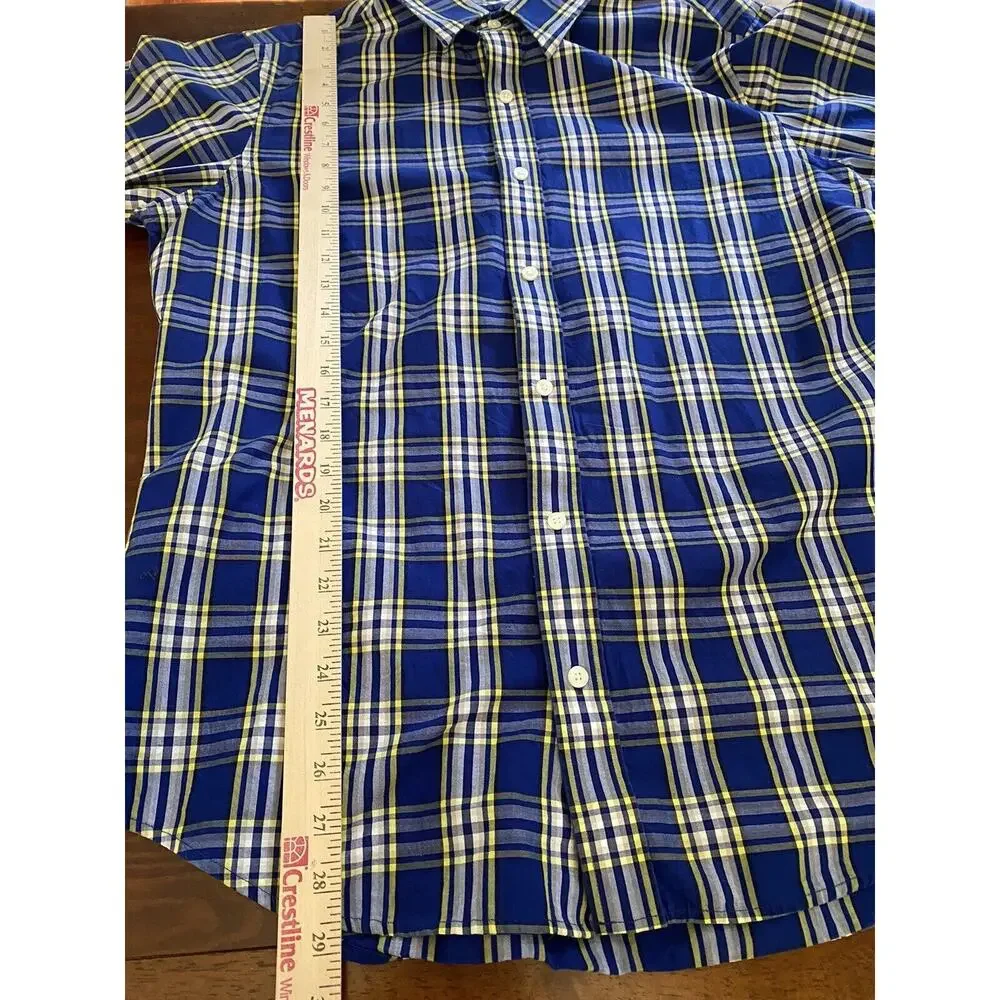 Banana Republic Men’s Long Sleeve Shirt Large Striped Night Out‎ Career Casual